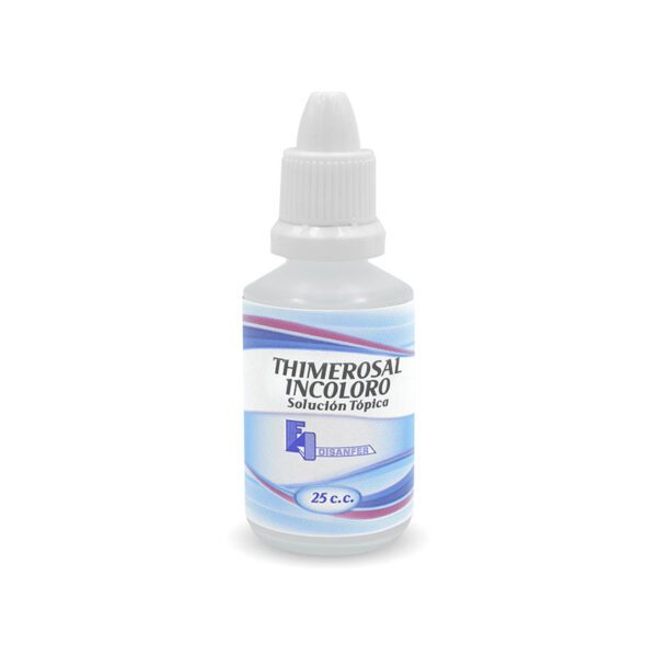 Timerosal Incoloro 12 Uds 25 Ml Disanfer - Imagen 2