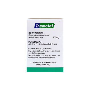 Tramotal 500 Mg 50 Cápsulas