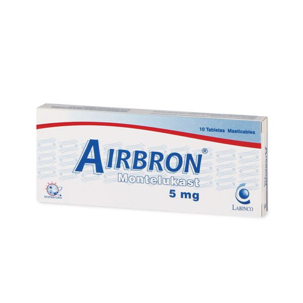 Airbron 5 Mg 10 Tabletas(M)10479