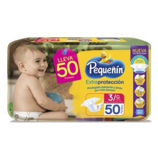 Pañal Pequeñin Extra Protección Etapa 3 50 Unidades