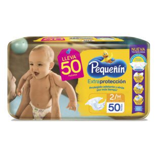 Pañal Pequeñin  Extra Protección Etapa 2 50 Unidades