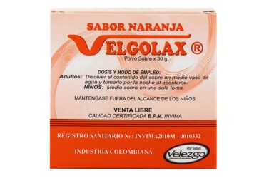 Velgolax Polvo Naranja Sobre 30 Gr