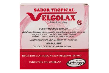 Velgolax Polvo Tropical Sobre 30 Gr