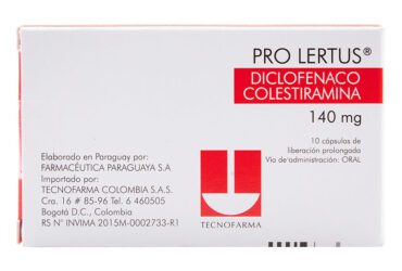 Prolertus 140 Mg 10 Cápsulas