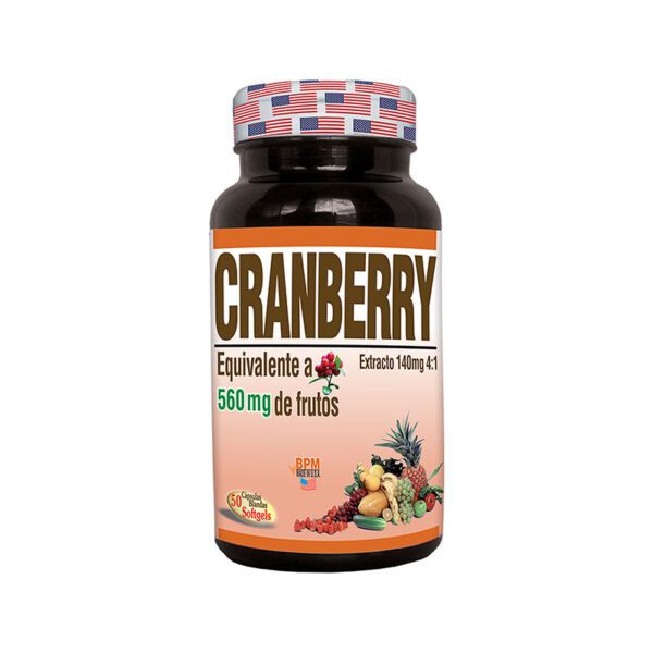 Cranberry 560 Mg 50 Softgels.Iva