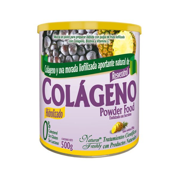 Colageno Con Resveratrol Pina 500 Gr - Imagen 2