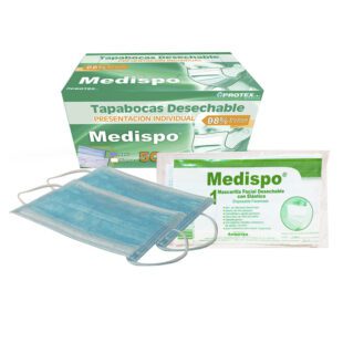Tapaboca Desechable Medispo Blanco 50Uds