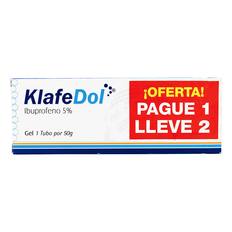 Klafedol 5% Gel 50 Gr Pague 1 Lleve 2 - Imagen 2