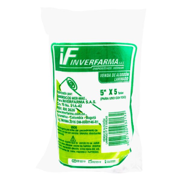 Venda Algodon Laminado 5X5 Inverfarma