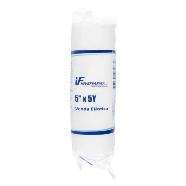 Venda Elastica Blanca 5X5 Inverfarma