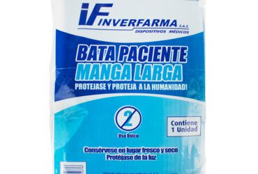 Bata Paciente Manga Larga 1Ud Inver.