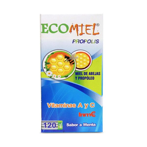 Ecomiel Propolis Sabor A Menta 120 Ml