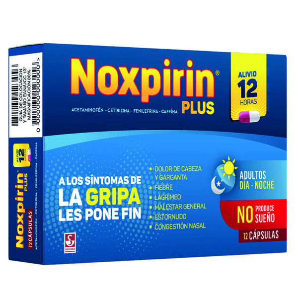 Noxpirin Plus 12 Capsulas