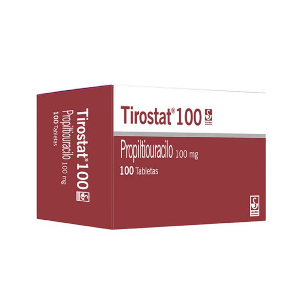 Tirostat 100 Mg 100 Tabletas