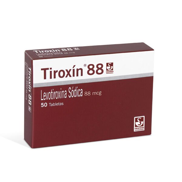 Tiroxin 88 Mcg 50 Tabletas - Imagen 2