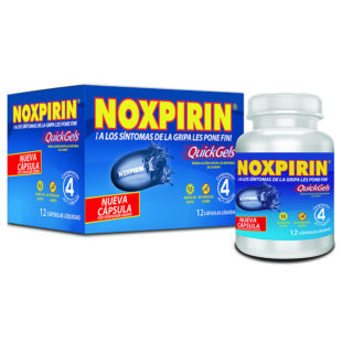 Noxpirin Quick Gel 12 Capsulas