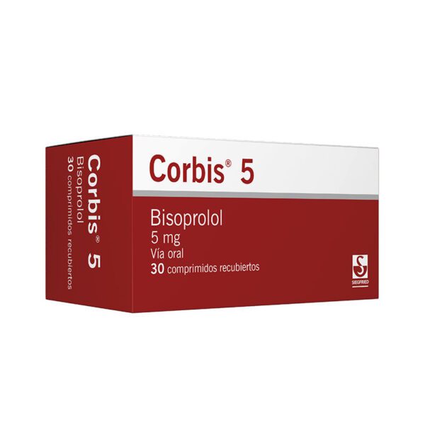 Corbis Bisoprolol 5 Mg 30 Tabletas (M)17484