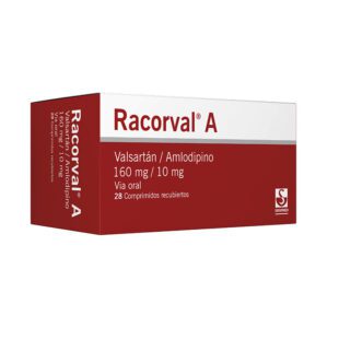 Racorval A 160/10 Mg 28 Tabletas