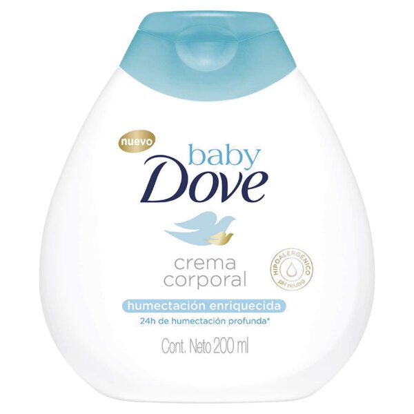 Crema Corporal Dove Baby Humectación Enriquecedora 200 Ml - Imagen 2