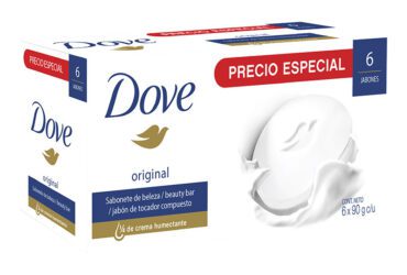 6 Jabones Dove Blanco 90 Gr Pague Menos Lleve Más