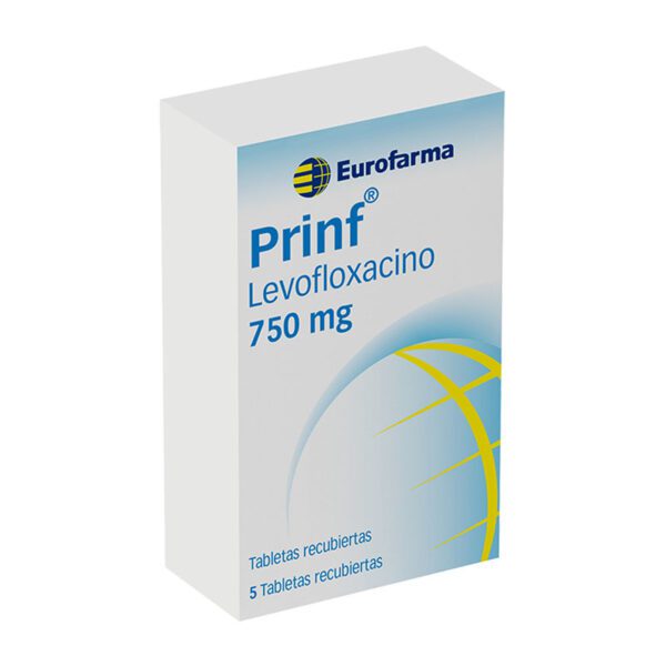 Prinf Levofloxacino 750Mg 5 Tabletas (3%+) - Imagen 2