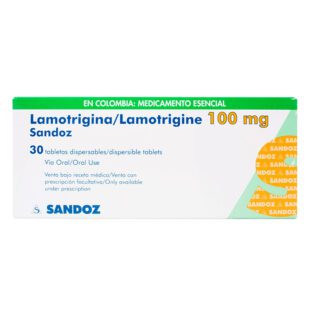 Lamotrigina 100 Mg 30 Tabletas Sz(M)43800